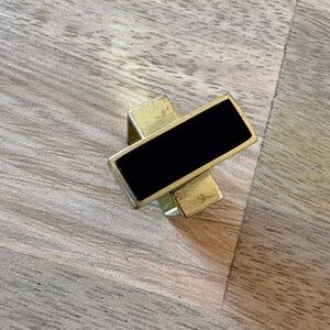 Black and Gold Modern Ring